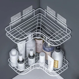 Kit Suporte Organizador Prateleiras organizadora canto cantoneira multiuso ferro aramado suporte