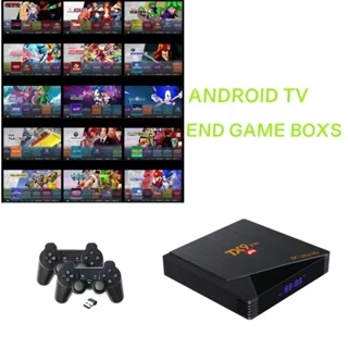Console Game TX9 Pro Com 2 Controles Wireless Com 10000 Jogos