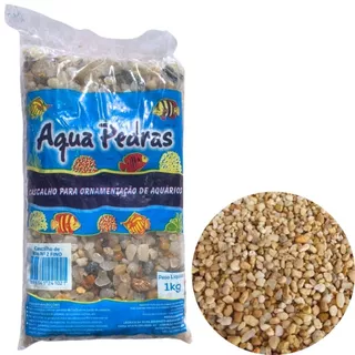 Cascalho De Rio Para Aquários N2 Vaso Decoração Substrato Jardins