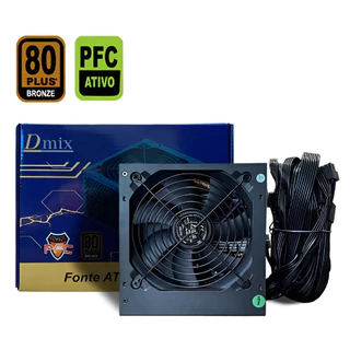 Fonte Atx 700w Real Pfc Ativo 80 Plus Bronze Dm-700 Dex