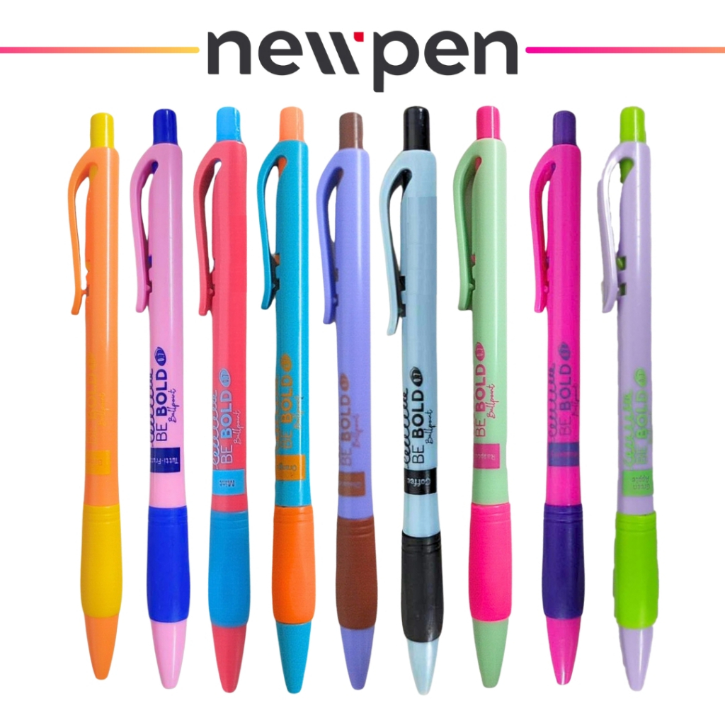 Caneta Esferográfica Clic Grip Be Bold 0.7mm - Newpen