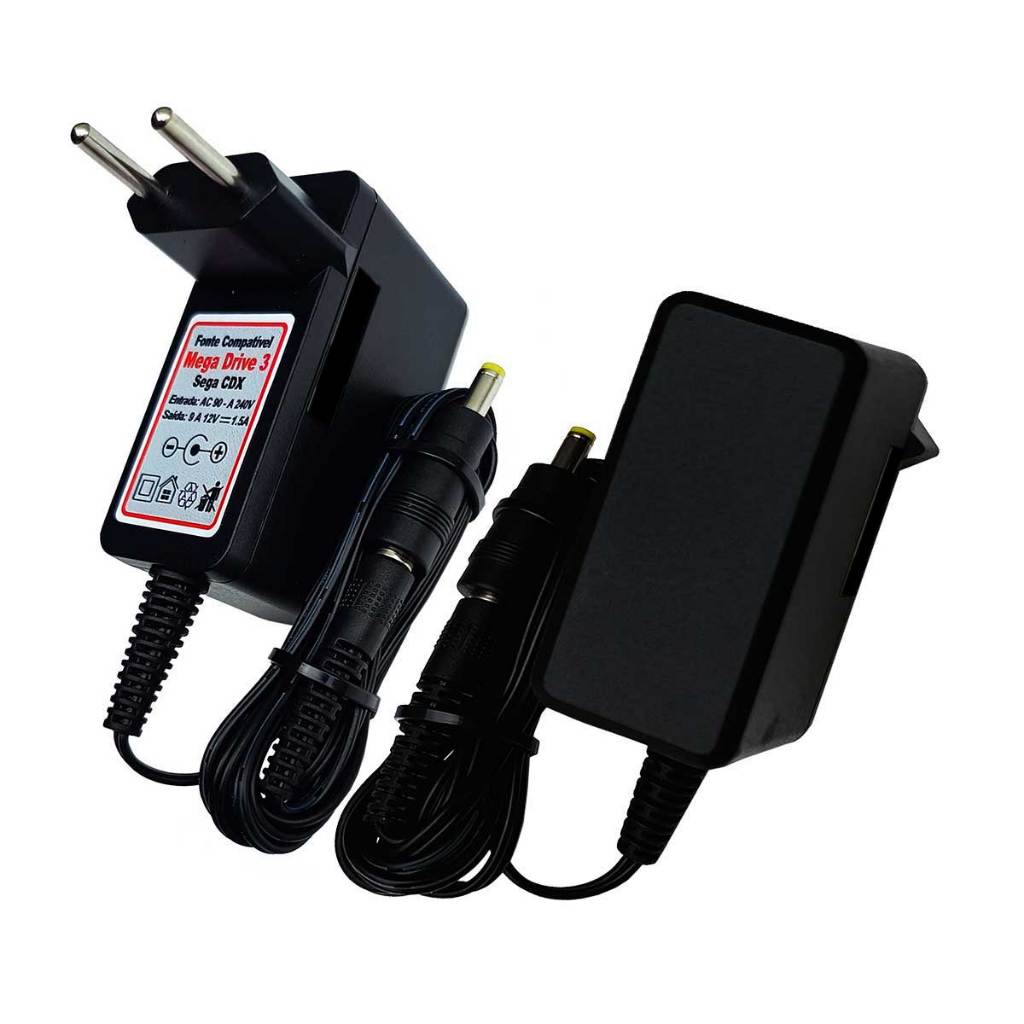 Fonte Para Mega Drive 3 e Mult Cdx 110V / 220V Automática