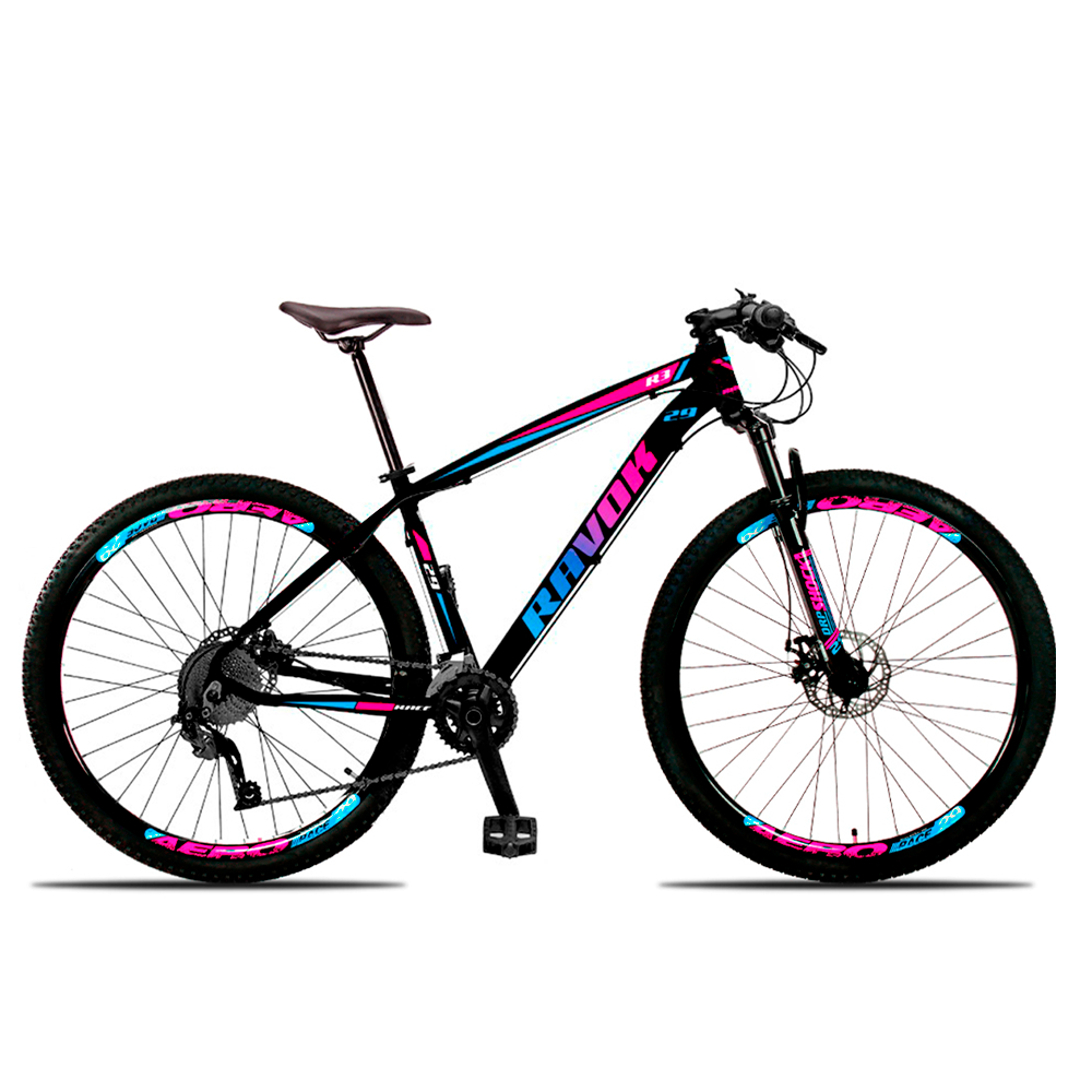 Bicicleta Aro 29 Ravok Alumínio 27 Velocidades Freios a Disco