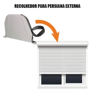 Recolhedor para Persiana de Enrolar Externa/Integrada C/ 4,5 metro de fita - Gaviota