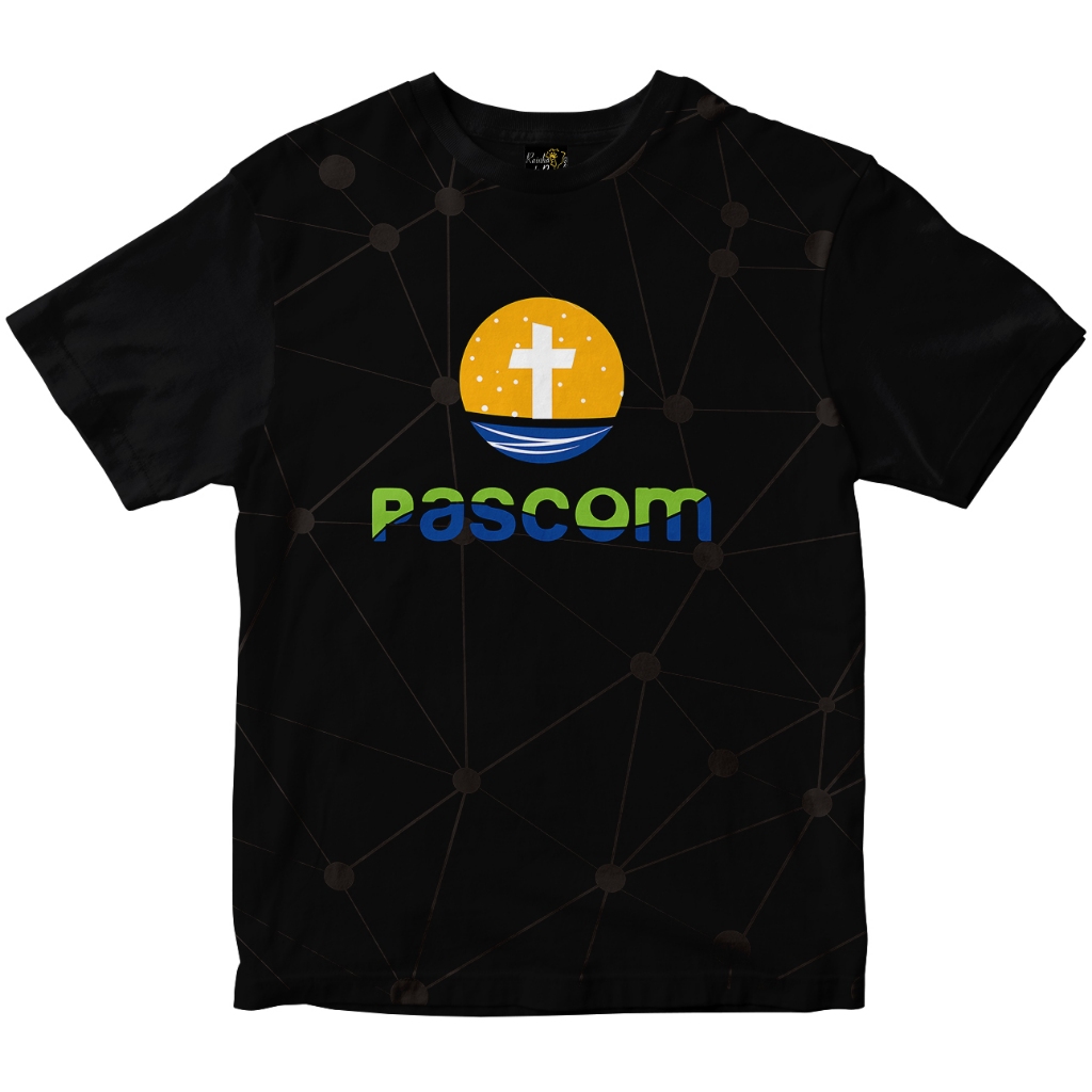 Camiseta da Pascom pastoral da comunicação Preta | Shopee Brasil