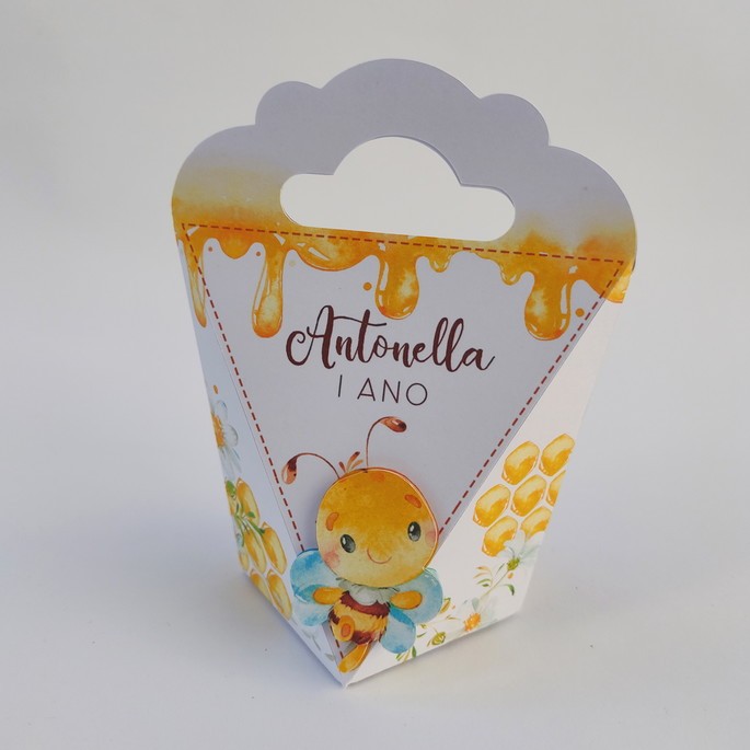 KIT PEGUE E MONTE ABELHINHA I CAIXAS PERSONALIZADAS ABELHINHA I LEMBRANCINHA ABELHINHA I FESTA ABELHINHA