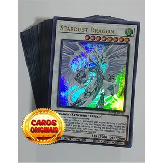 Yugioh Deck Stardust Dragon - Cartas Originais