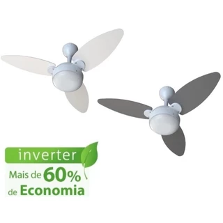 Ventilador de Teto Elluz Inverter Ventisol Bivolt com Controle Remoto BR