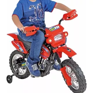 Mini Motinha Elétrica Infantil MotoCross Bivolt 110V/220V - Cor Vermelha, Diversão Garantida para Crianças