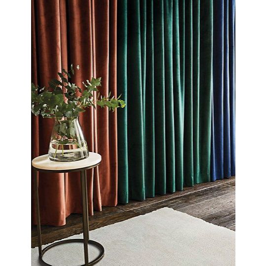 Cortina Suede Veludo Vintage Decoração Sala Quarto Luxo 2,00L X 2,50A
