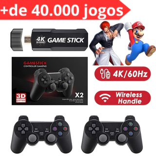 game stick x2 2 controle e 40 mil jogos god of war street fighter mario e outros jogos