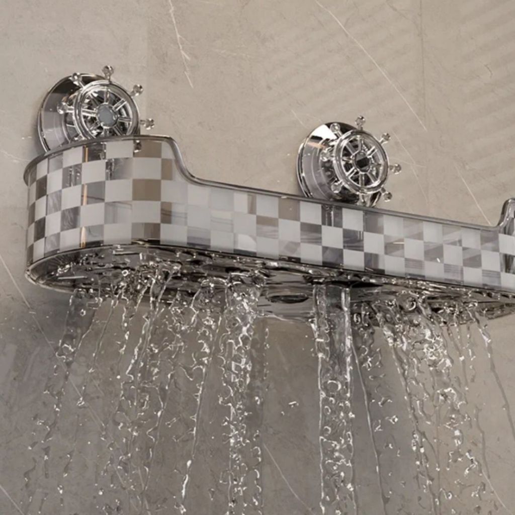 Suporte Para Banheiro Com Ventosa Prateleira de Parede Suporte Para Shampoo