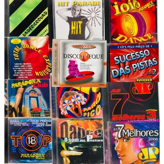 SALDÃO CDs Musica Eletrônica/ Dance music/Jovem Pan/Paradoxx/Djs/Aqua/Underground/ 90'S/Gala/ Remix/ Toco / Megadance / Gitana/ Hit Parade - Atualizado 29/07/24