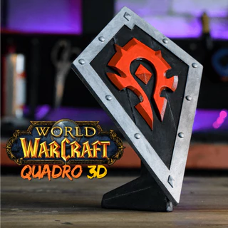 Quadro world warcraft Horda decoração de mesa