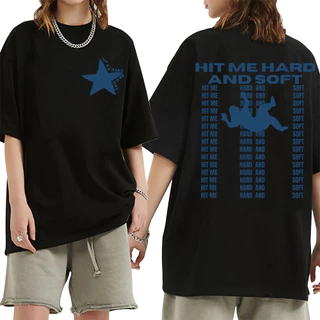 Camiseta Basica Algodao Billie Eilish Albúm Hit Me Hard and Soft