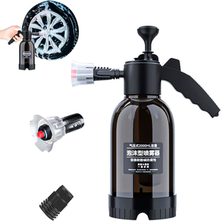 Garrafa Spray Snow Foam Pulverizador Manual Automotivo Alta Precisão 2L Jardinagem