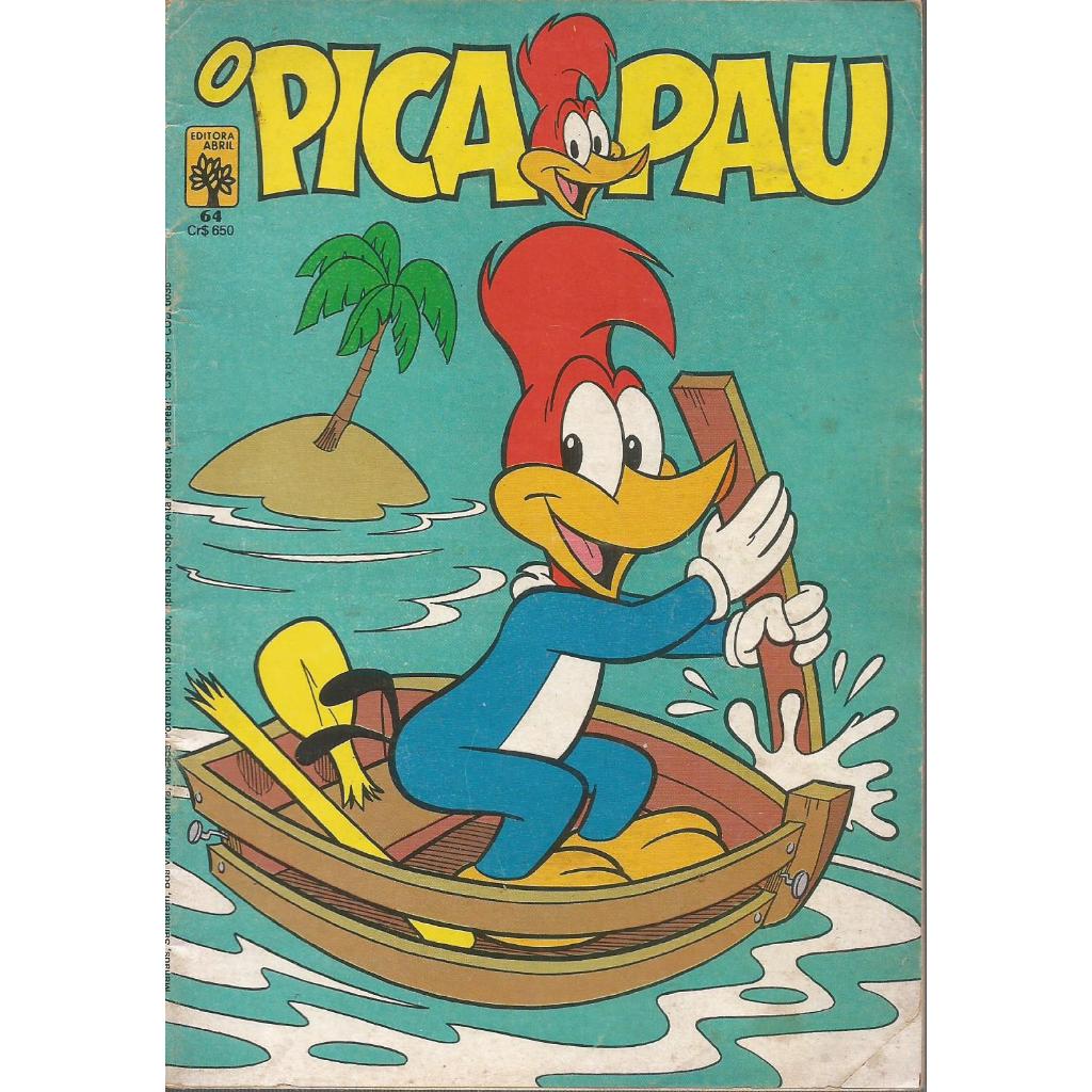 Hq Pica-pau N° 64 Editora Abril - Sebo Famisc | Shopee Brasil