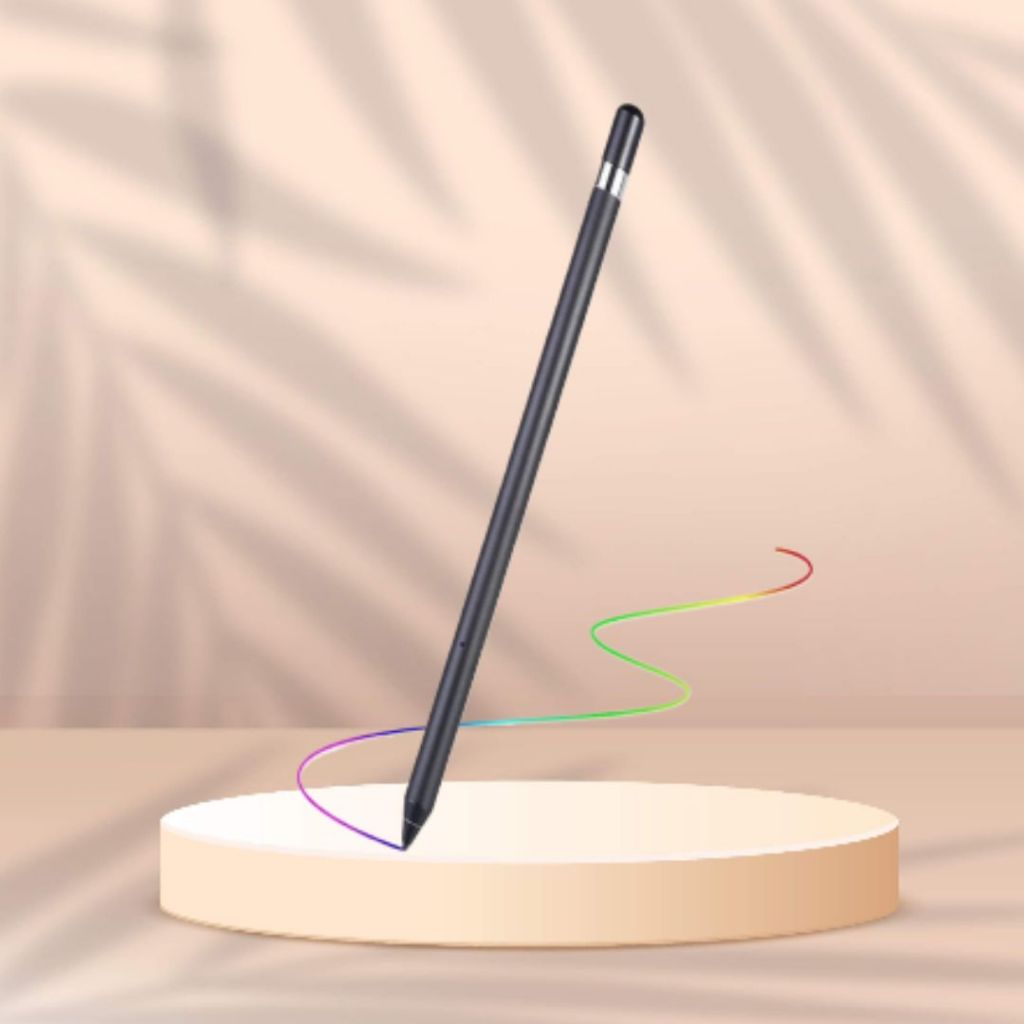Caneta Stylus Pen Touch Ponta Fina Preta e Branca | Shopee Brasil