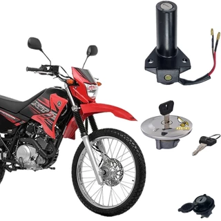 KIT CHAVE IGNIÇÃO C/ TRAVA TAMPA - TANQUE MIOLO - XTZ 125