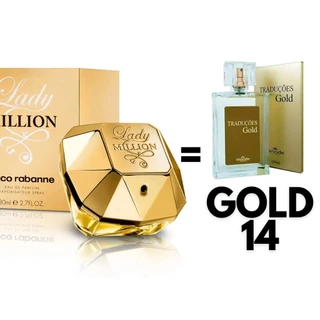 Perfume Feminino referencia ao Traduções Gold Nº 14 Hinode 50ml - Nova Embalagem