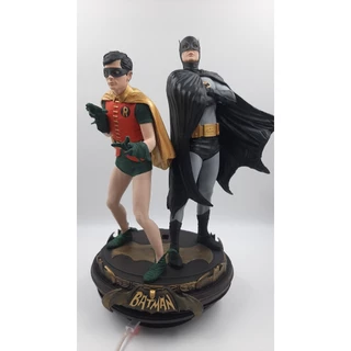 Boneco Batman & Robin Com Adam West & Burt Ward Clássicos Tv
