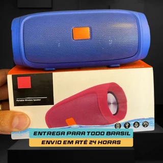 [ORIGINAL] Caixinha de Som Bluetooth Portátil Speaker FM MP3 USB - TODAS VEM COM LOGO