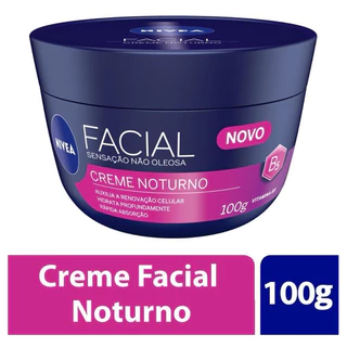 Creme Hidratante Facial Noturno 5 Em 1 100g Nivea
