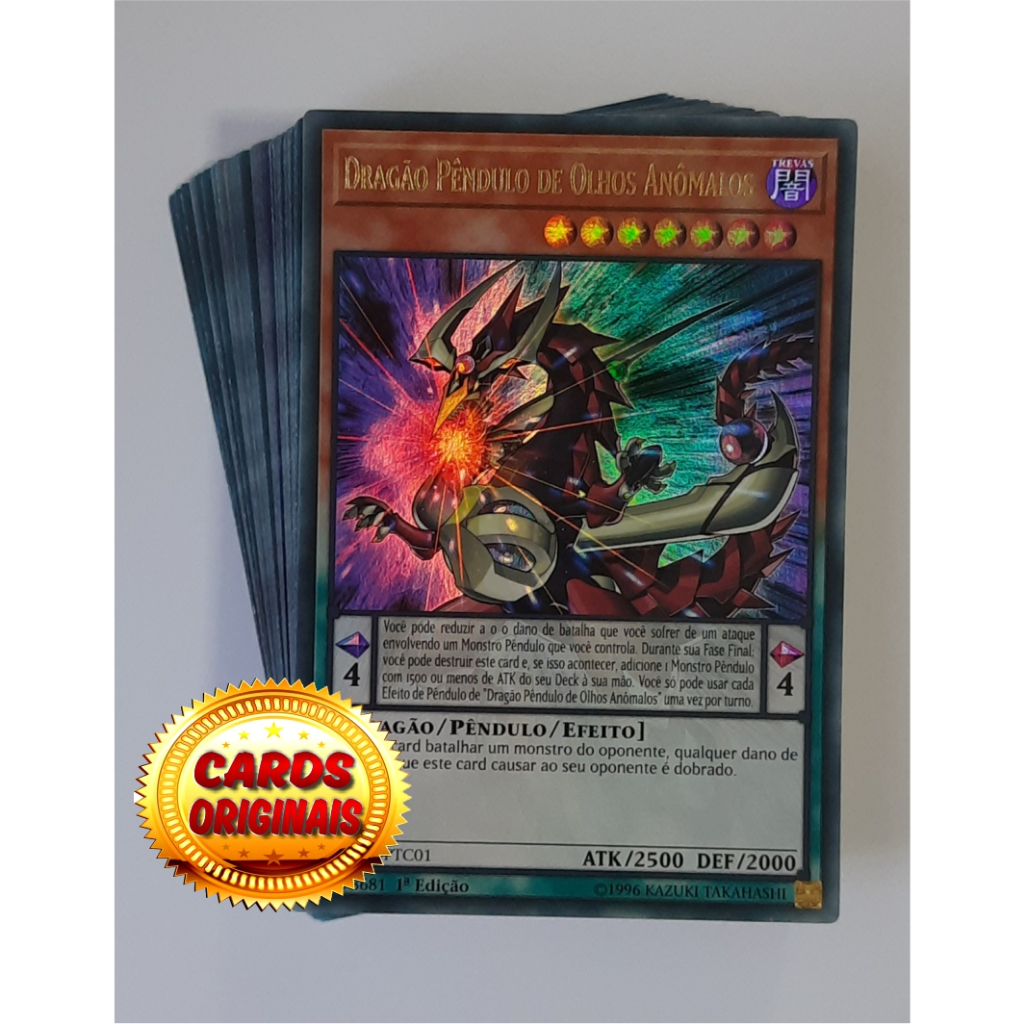 Yugioh Deck Odd-Eyes - Cartas Originais