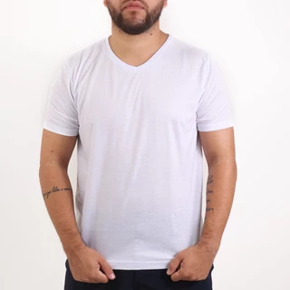 Camiseta Gola V 100% Poliéster Fabrica Pronta Entrega e com Envio Imediato