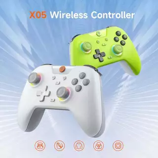 Controle Easysmx X05 2.4Ghz Bluetooth Wired Para Nintendo Switch, Android e iOs, RGB , Efeito Hall, Lançamento 2024