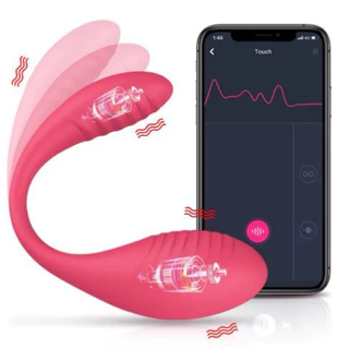 Vibrador Controle a distância Via Bluetooth App Ponto GSem Fio IOS e Android