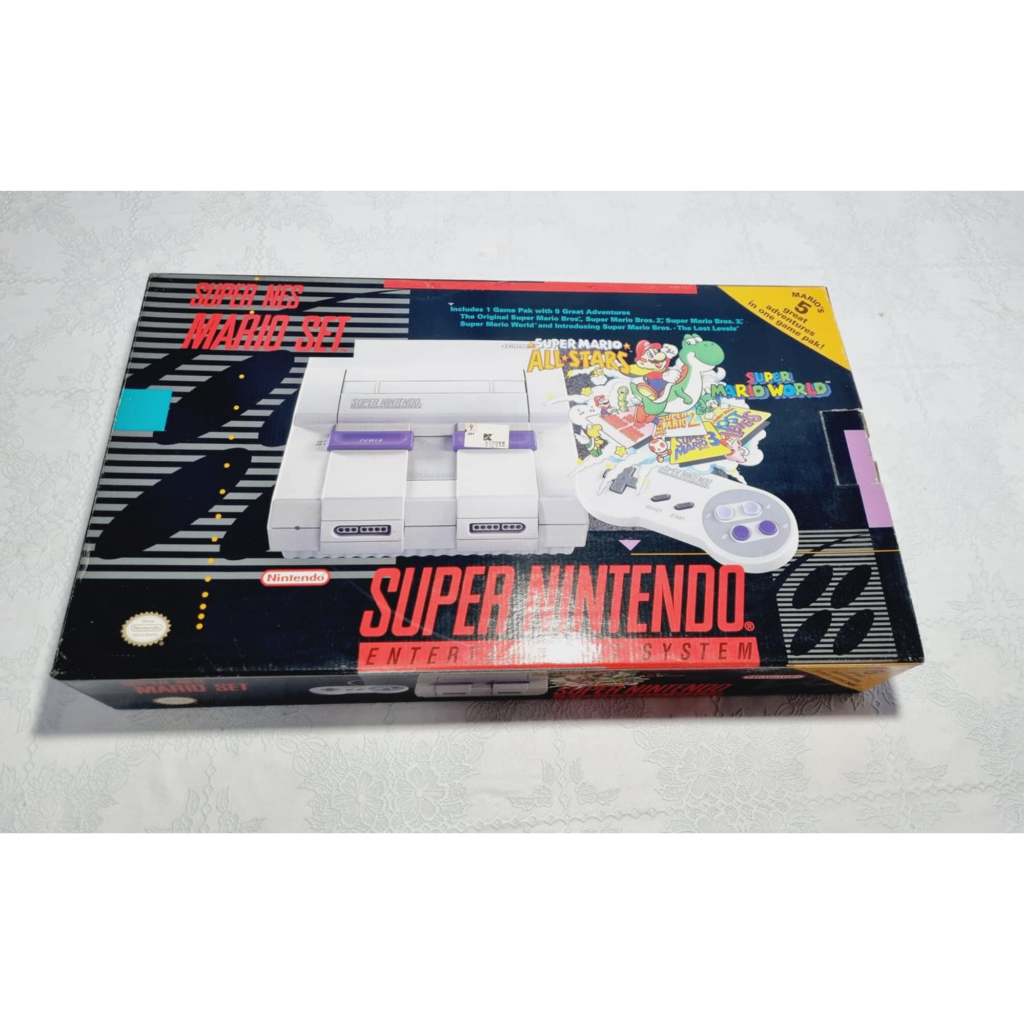 93- Super Nintendo Mario SET USA em excelente estado