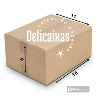 100 caixas de papelão 16x11x6 correio E- commerce mini envios pequena