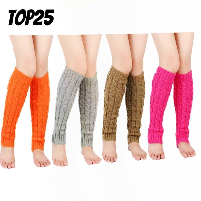 1 par de Meia Polaina Aerobica Academia Esporte Fitness Ballet Ginastica Lisas Polainas 2024