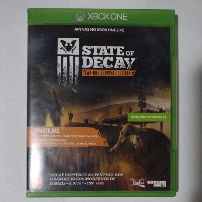 JOGO STATE OF DECAY X-ONE - MÍDIA FÍSICA - ORIGINAL