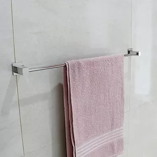Porta Toalha de Banho 80cm de Banheiro - Inox304 - Qred4008