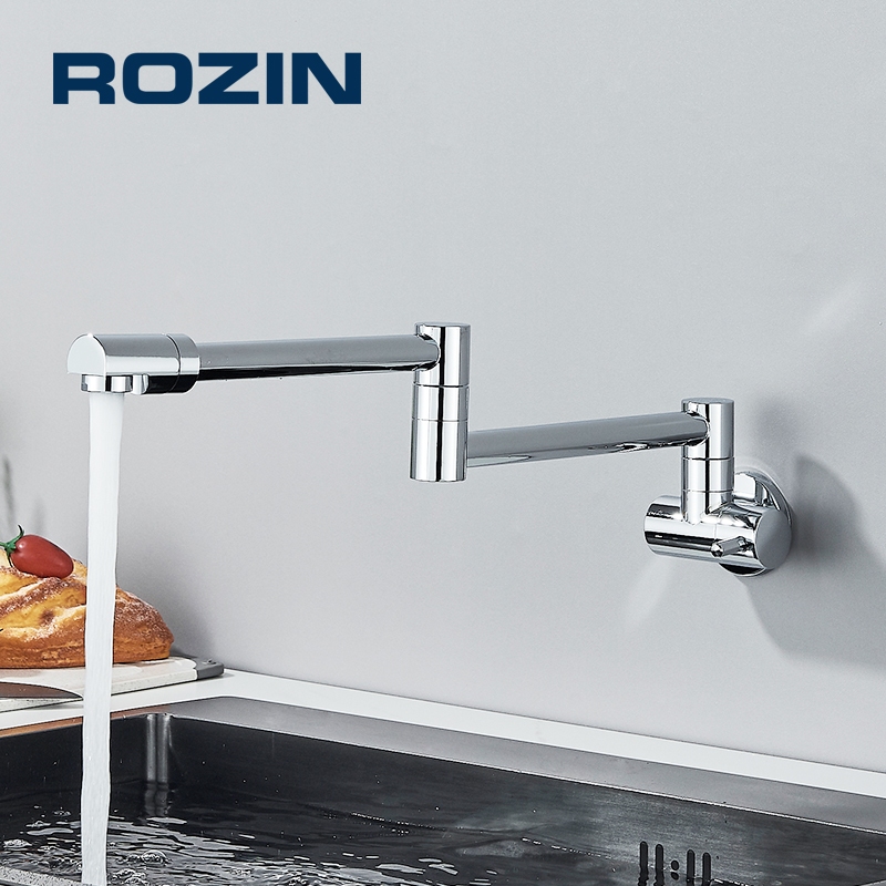 Torneira Cozinha Gourmet De Montada Na Parede Torneiras Extensíveis De água Fria Simples