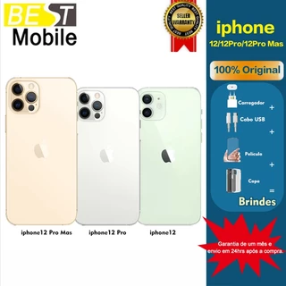 Celular IPhone 12/12 PRO/12 Pro Max 64gb 128gb 256gb DE VITRINE em Oferta na Shopee
