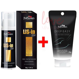 Lis-in Gold Gel Anal + Deep Easy Gel Hidratante