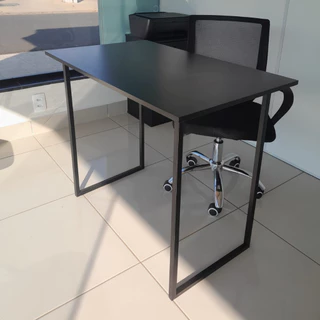 Escrivaninha Industrial Mesa de Escritório e Estudo 90x54x75 / 4 Cores
