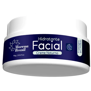 Creme Facial Noturno 5 em 1 Revitalize Sua Pele Durante a Noite, Morena Brasil"