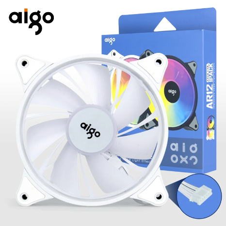 fans argb aigo AR12 argb para computador