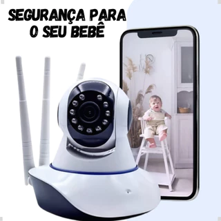 Câmera espiã Baba Eletrônica Câmera Wifi Sem Fio Visão Noturna Microfone em Oferta na Shopee