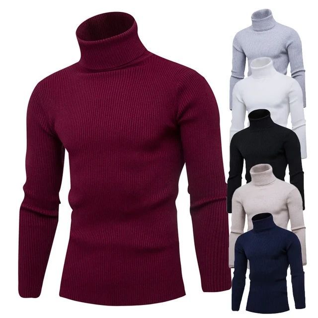 Cacharrel Camiseta Gola Alta Canelado Manga Longa Masculino