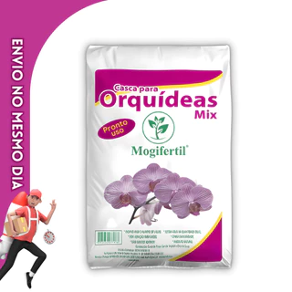 Substrato Para Orquídeas Saco 40Lts Mogifertil Mix Casca Pinus + Carvão + Chip Coco