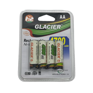 Pilhas Recarregáveis Original GLACIER AA 4700mAh