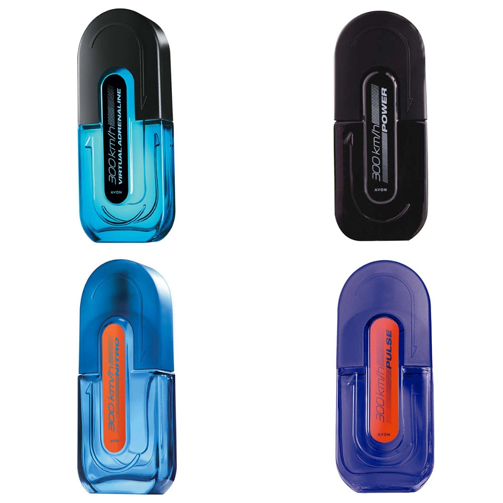 Perfume Deo Colonia 300 km h Power Nitro Pulse Virtual Adrenaline 100 ml Avon Shopee Brasil