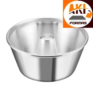 TORTA SUIÇA (PUDIM) 20X8 EM ALUMINIO REFORÇADA COM CORDÃO PARA ALTA TEMPERATURA