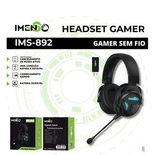 HEADSET GAMER IMS-892 GAMER SEM FIO
