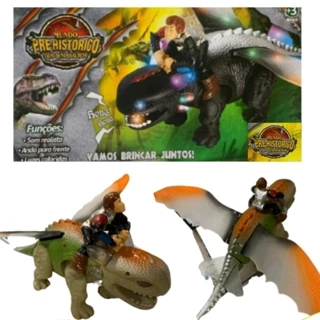 DRAGÃO QUE ANDA COM LUZ E SOM REALISTA COMO DINOSSAURO BRINQUEDO TREINAR PRESENTE CRIANÇA 53/42CM